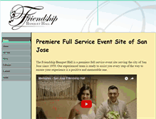 Tablet Screenshot of friendshiphallsanjose.com